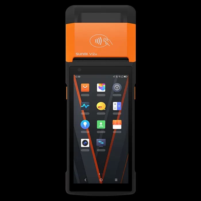 Terminal SUNMI V2s, GMS EDLA, 2D, 14 cm (5.5''), GPS, USB-C, BT, Wi-Fi, 4G, NFC, Android