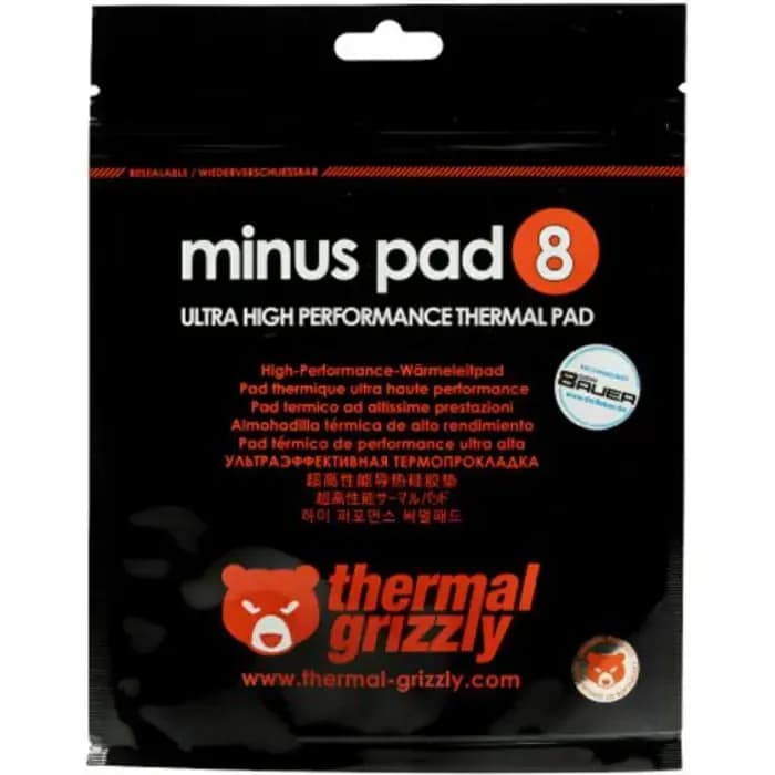 Thermal pad Thermal Grizzly Minus Pad 8, 100x100x1mm