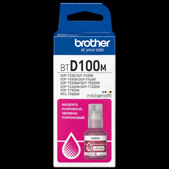 Tinta Brother BTD100M, Magenta