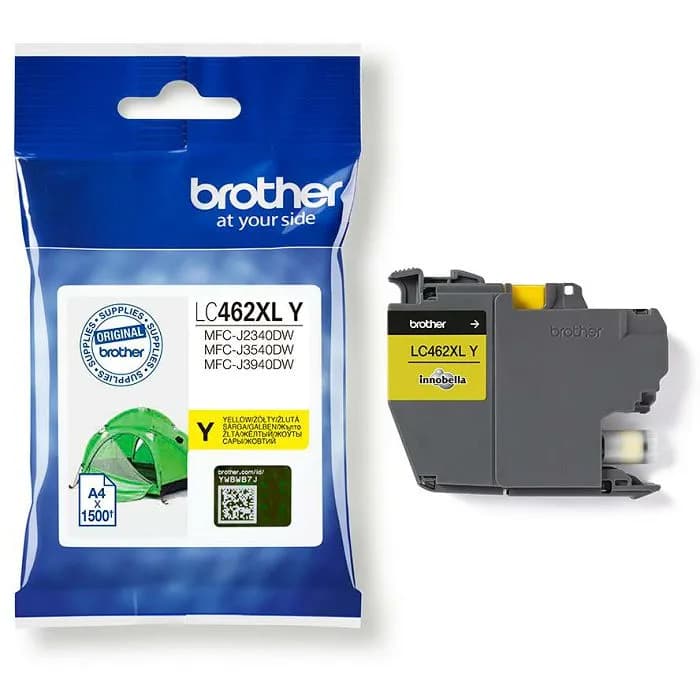 Tinta Brother LC462XLY, Yellow