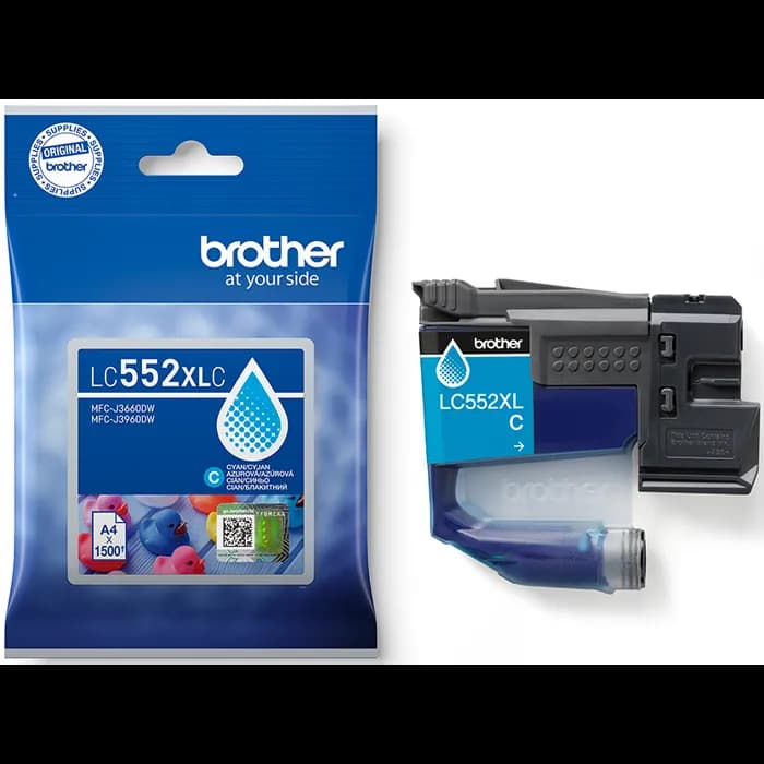 Tinta Brother LC552XLC, Cyan