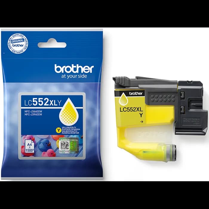 Tinta Brother LC552XLY, Yellow