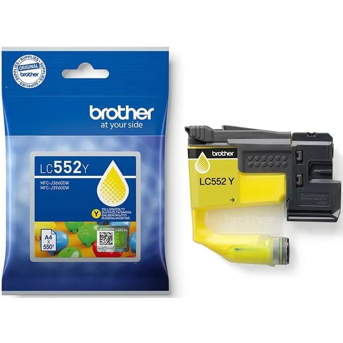 Tinta Brother LC552Y, Yellow