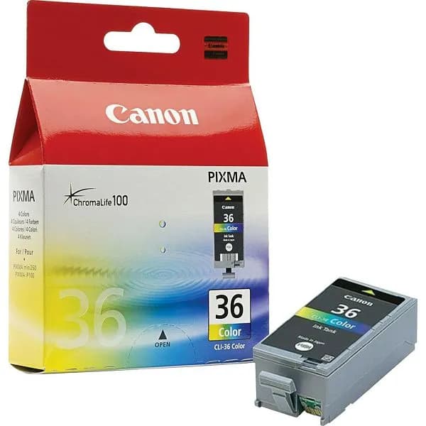 Tinta Canon CLI-36, 1511B001, Color