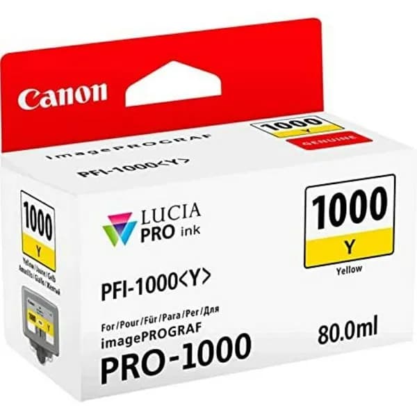 Tinta Canon PFI-1000, 0549C001, Yellow
