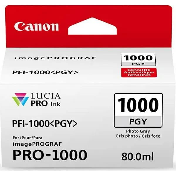 Tinta Canon PFI-1000, 0553C001, Photo Grey
