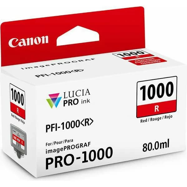 Tinta Canon PFI-1000, 0554C001, Red