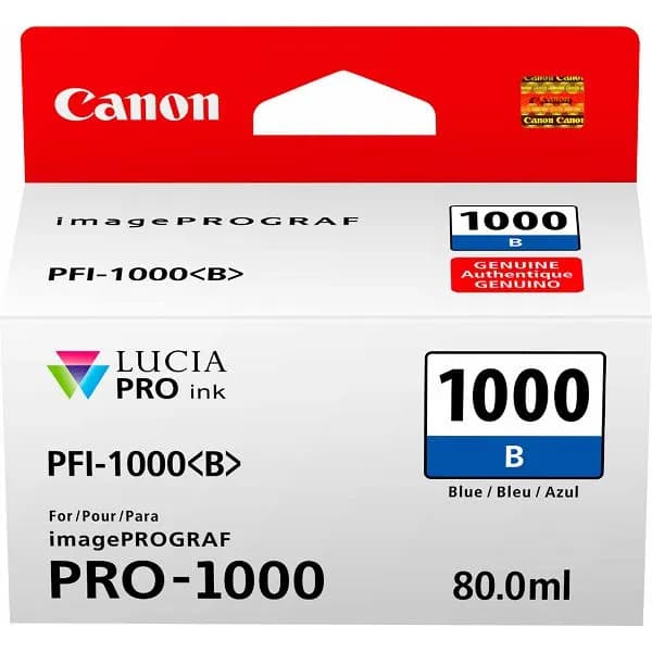Tinta Canon PFI-1000, 0555C001, Blue