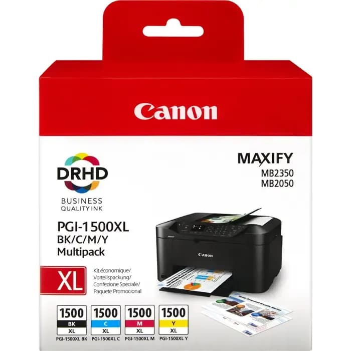 Tinta Canon PGI-1500XL, 9182B004, Black + Color (Multipack)