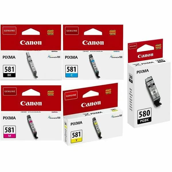 Tinta Canon PGI-580 + CL-581, 2078C005, Black + Color (Multipack)
