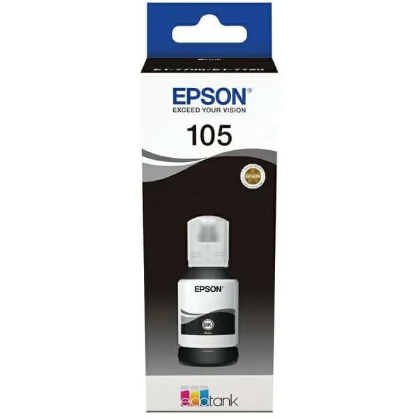 Tinta Epson 105, C13T00Q140, Black