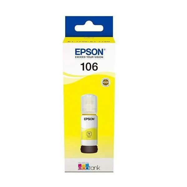 Tinta Epson 106, C13T00R440, Yellow