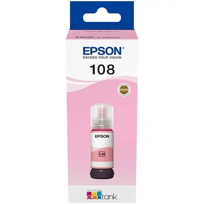 Tinta Epson 108, C13T09C64A, Light Magenta