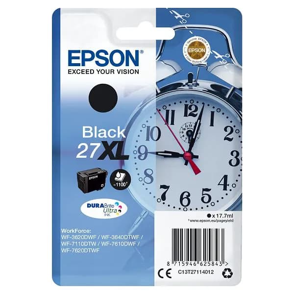Tinta Epson 27XL, C13T27114022, Black