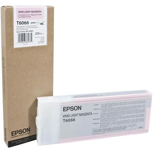 Tinta Epson T6066, C13T606600, Vivid Light Magenta