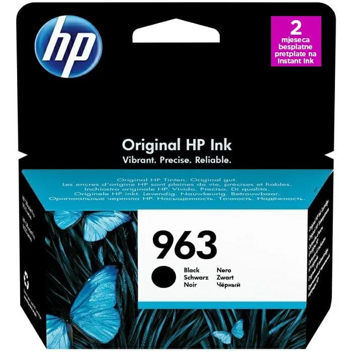 Tinta HP 3JA26AE, No.963, Black