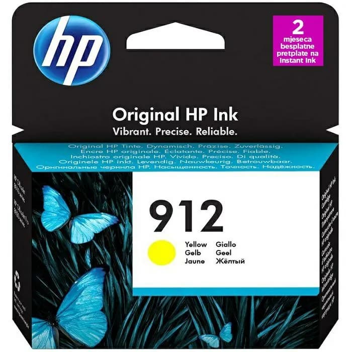 Tinta HP 3YL79AE, No.912, Yellow