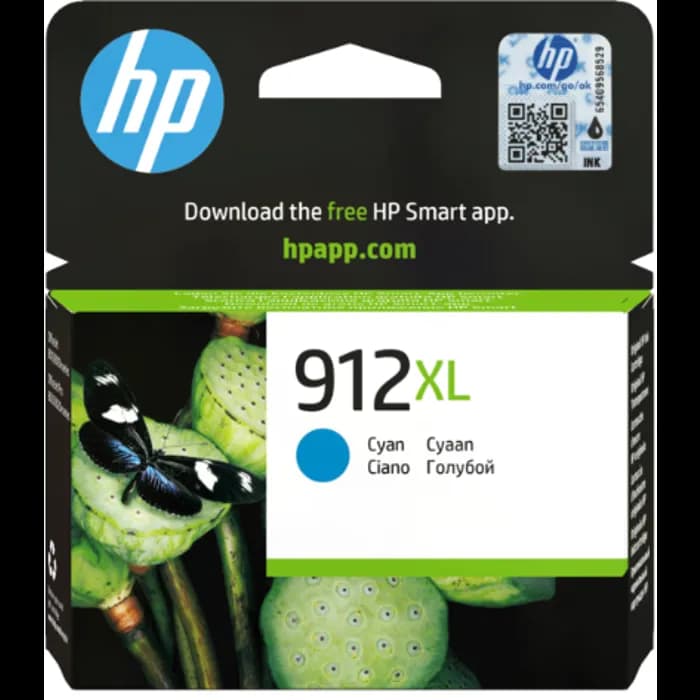 Tinta HP 3YL81AE, No.912XL, Cyan