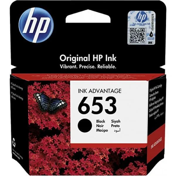 Tinta HP 3YM75AE, No.653, Black