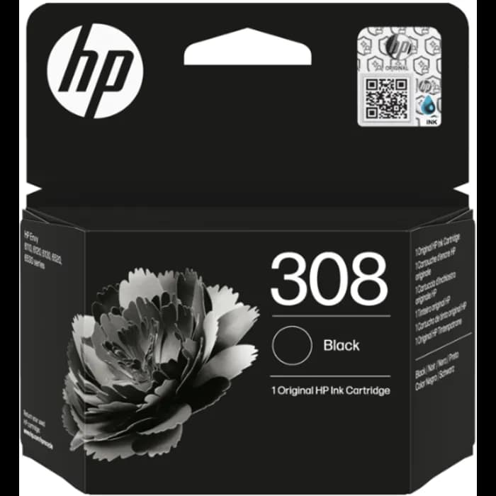 Tinta HP 7FP21UE, No.308, Black