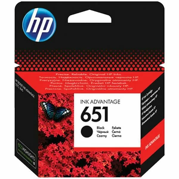 Tinta HP C2P10AE No.651, Black