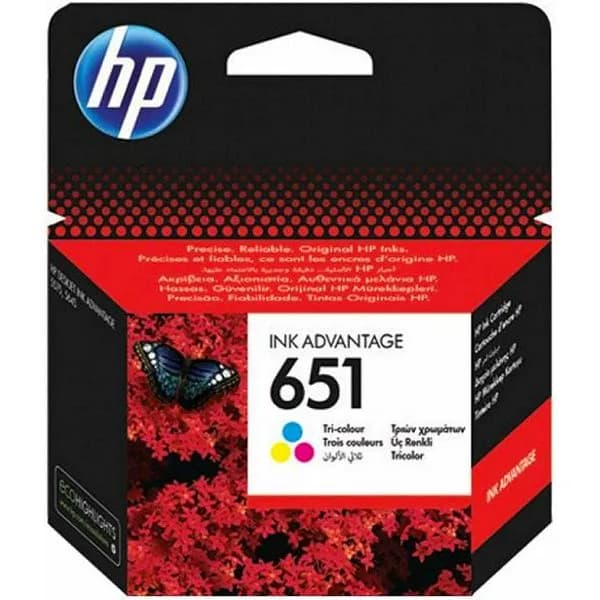 Tinta HP C2P11AE No.651, Tri-colour