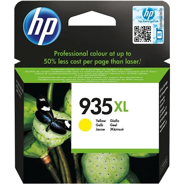 Tinta HP C2P26AE, No. 935XL, Yellow