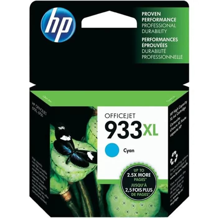 Tinta HP CN054AE, No.933XL, Cyan