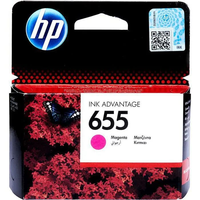 Tinta HP CZ111AE, No.655, Magenta