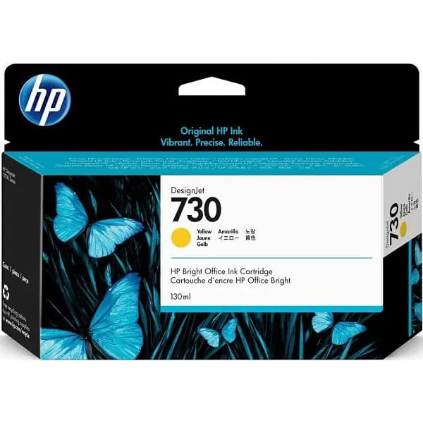 Tinta HP P2V64A, No.730, Yellow