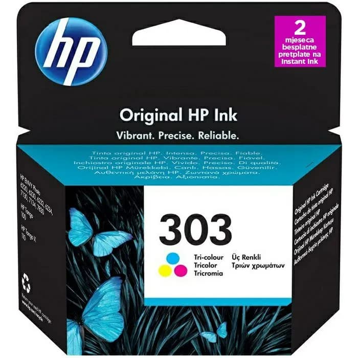 Tinta HP T6N01AE, No. 303, Tri-color