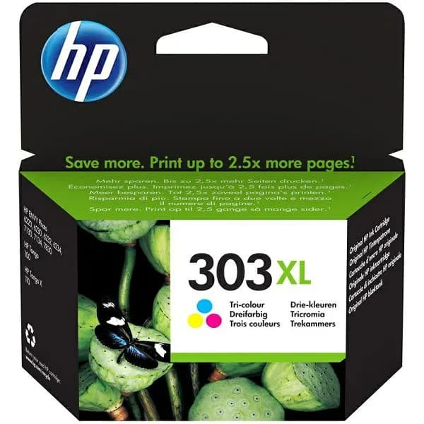 Tinta HP T6N03AE, No. 303XL, Tri-color