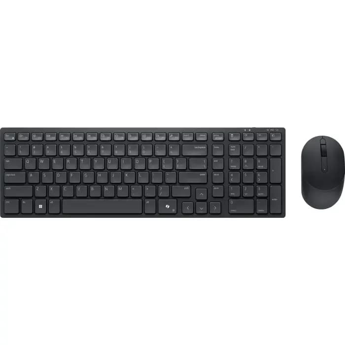 Tipkovnica + miš Dell Pro Compact, bežični, bluetooth, sivi
