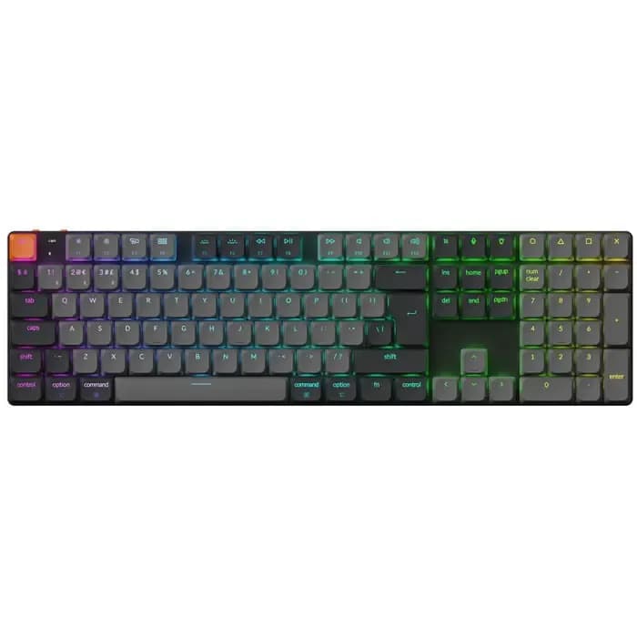 Tipkovnica Keychron K5 V2, bežična, gaming, mehanička, red switches, UK/HR Layout, RGB, crna