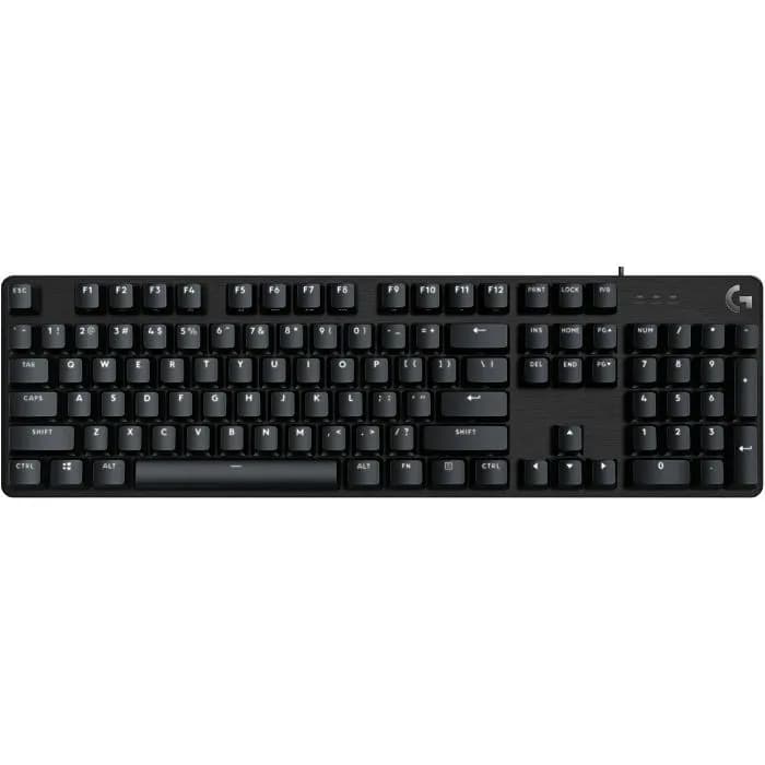 Tipkovnica Logitech G413 SE, žičana, gaming, mehanička, tactile switches, US Layout, bijelo LED, crna