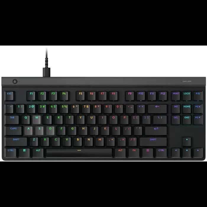 Tipkovnica Logitech G515 Rapid TKL, žičana, gaming, mehanička, magnetic analog switches, US Layout, crna