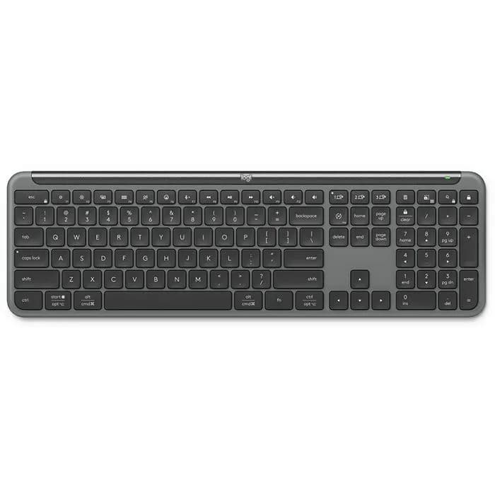 Tipkovnica Logitech Signature Slim Keyboard K950, bežična, bluetooth, crna