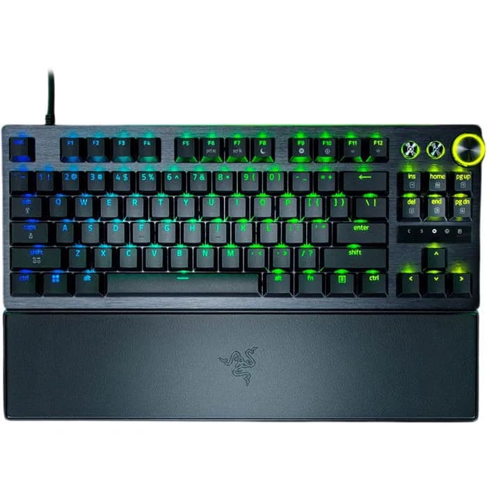 Tipkovnica Razer Huntsman V3 Pro Tenkeyless 8KHz, žičana, gaming, optomehanička, analog optical switches, TKL, RGB, US Layout, Black, RZ03-05520100-R3M1