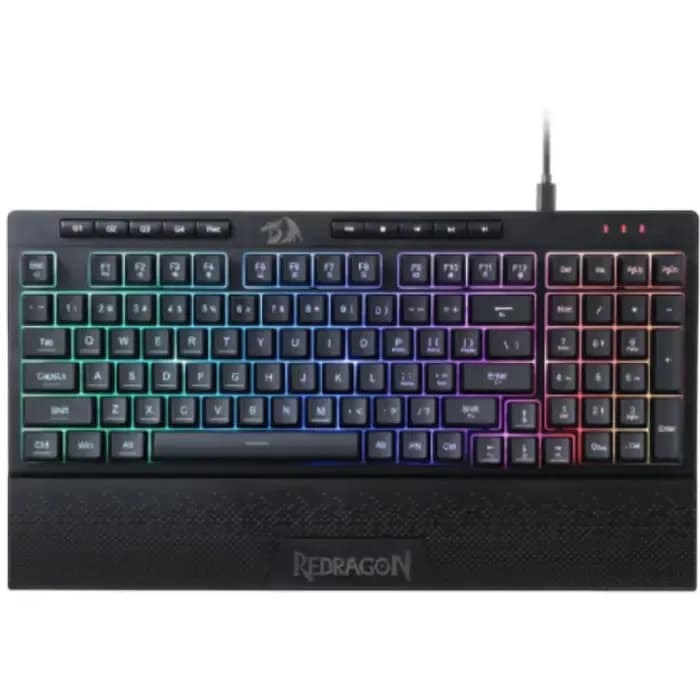 Tipkovnica Redragon Shiva Pro K515-RGB, bežična, gaming, membranska, crna