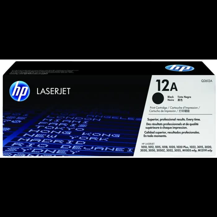 Toner HP 12A, Q2612A, Black