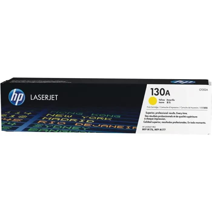 Toner HP 130A, CF352A, Yellow