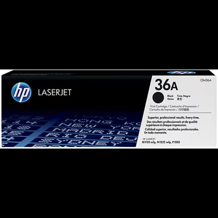 Toner HP 36A, CB436A, Black