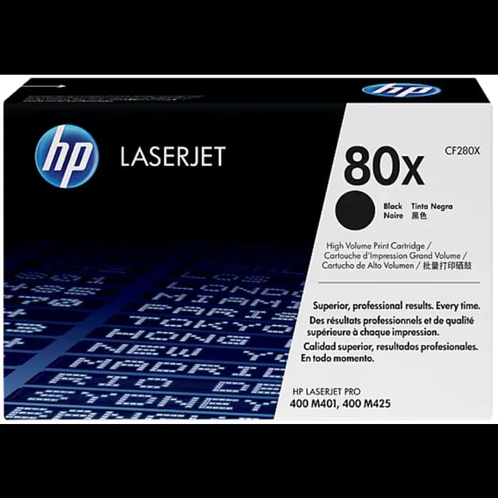 Toner HP 80X, CF280X, Black