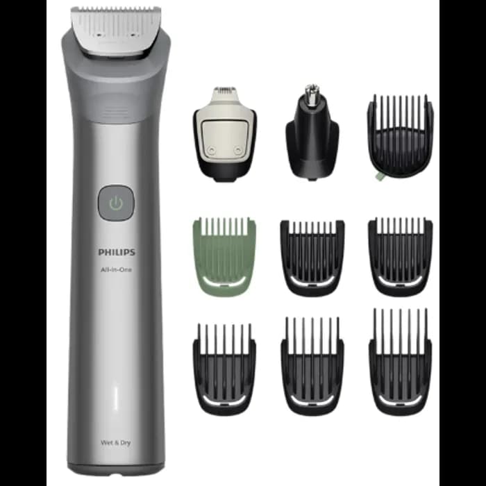 Trimer Philips All in One 5000 Series MG5921/15, 10 nastavaka, sivi