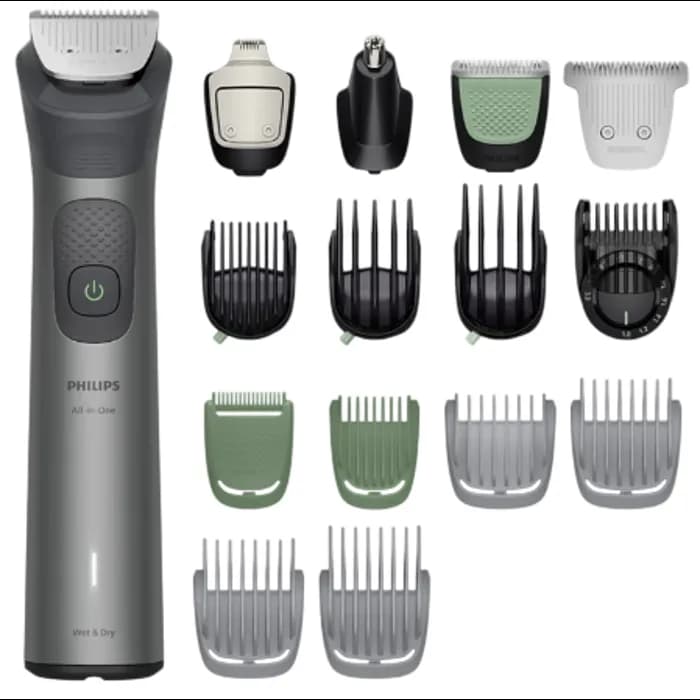 Trimer Philips All in One 7000 Series MG7951/15, 15 nastavaka, sivi
