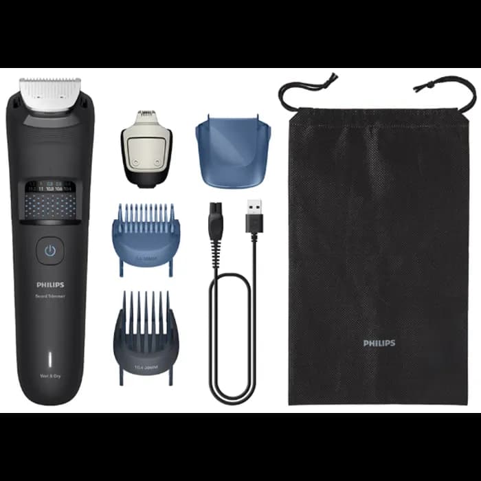 Trimer Philips Beard Trimmer 5000 Series BT5775/15, 5 nastavaka, crni