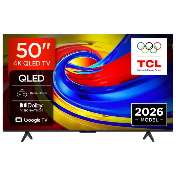 TV TCL 50" 50P7L, QLED, 4K, Smart TV