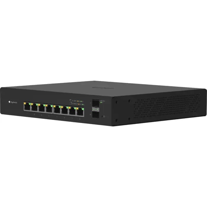 Ubiquiti Networks EdgeSwitch 8x GLAN, 2x SFP, POE , 150W