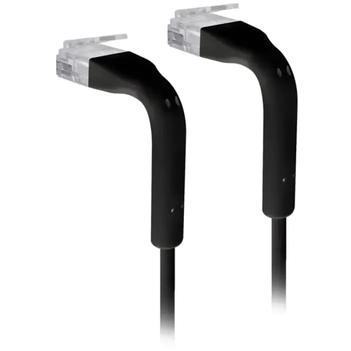 Ubiquiti UniFi Ethernet Patch Cable, 0,22m, Cat6, crni