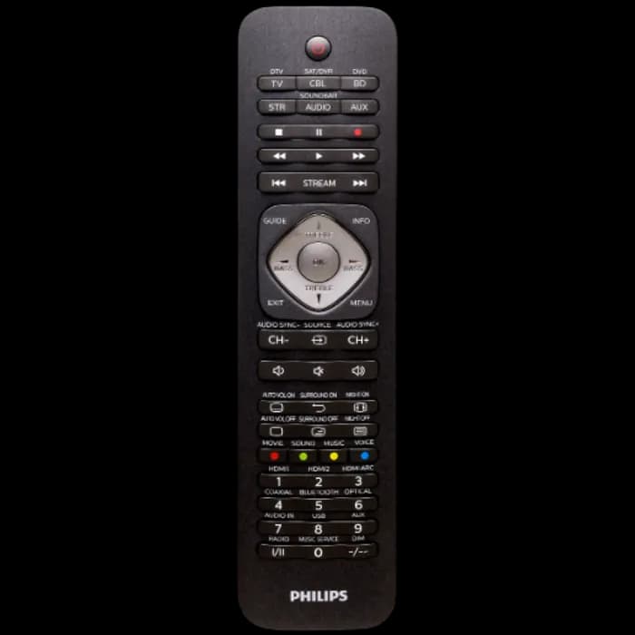 Univerzalni daljinski upravljač Philips SRP5016/10, za TV, DVD, DTV, DVR, CABLE, SAT, Blue-ray reproduktor